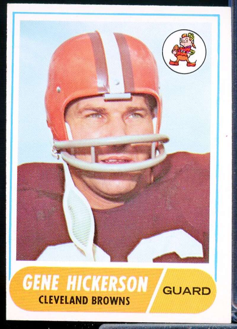 Gene Hickerson Card 1968 Topps #76  Image 1