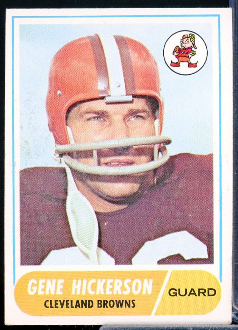 Gene Hickerson Card 1968 Topps #76  Image 1