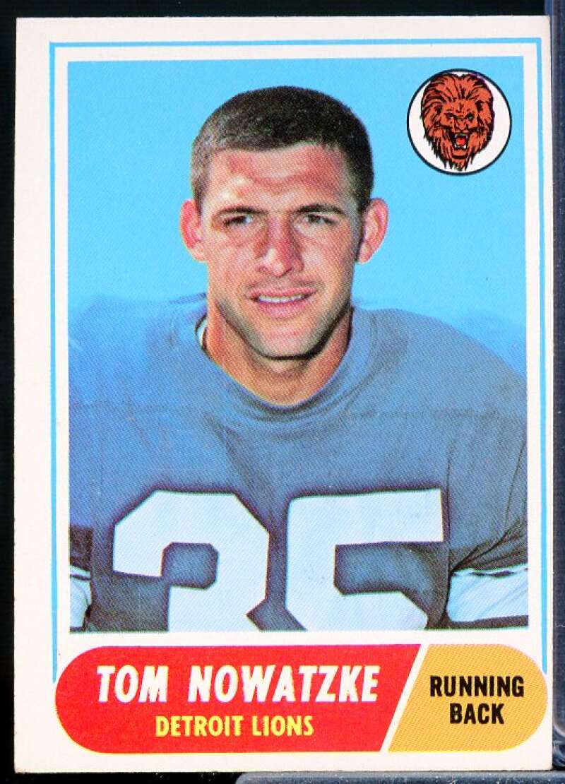Tom Nowatzke Card 1968 Topps #78  Image 1