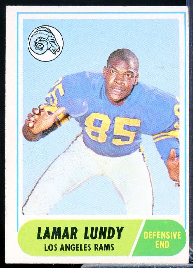 Lamar Lundy Card 1968 Topps #80  Image 1