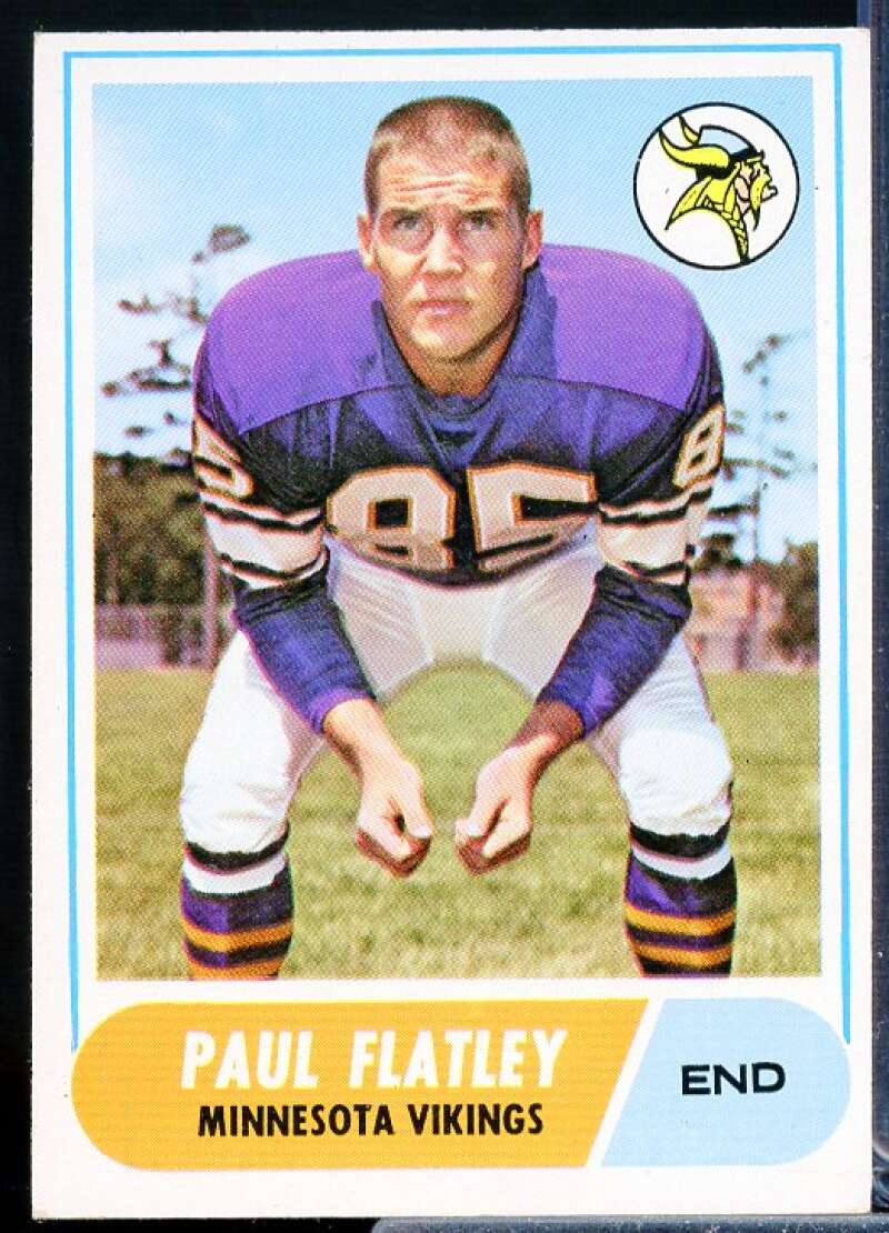 Paul Flatley Card 1968 Topps #81  Image 1