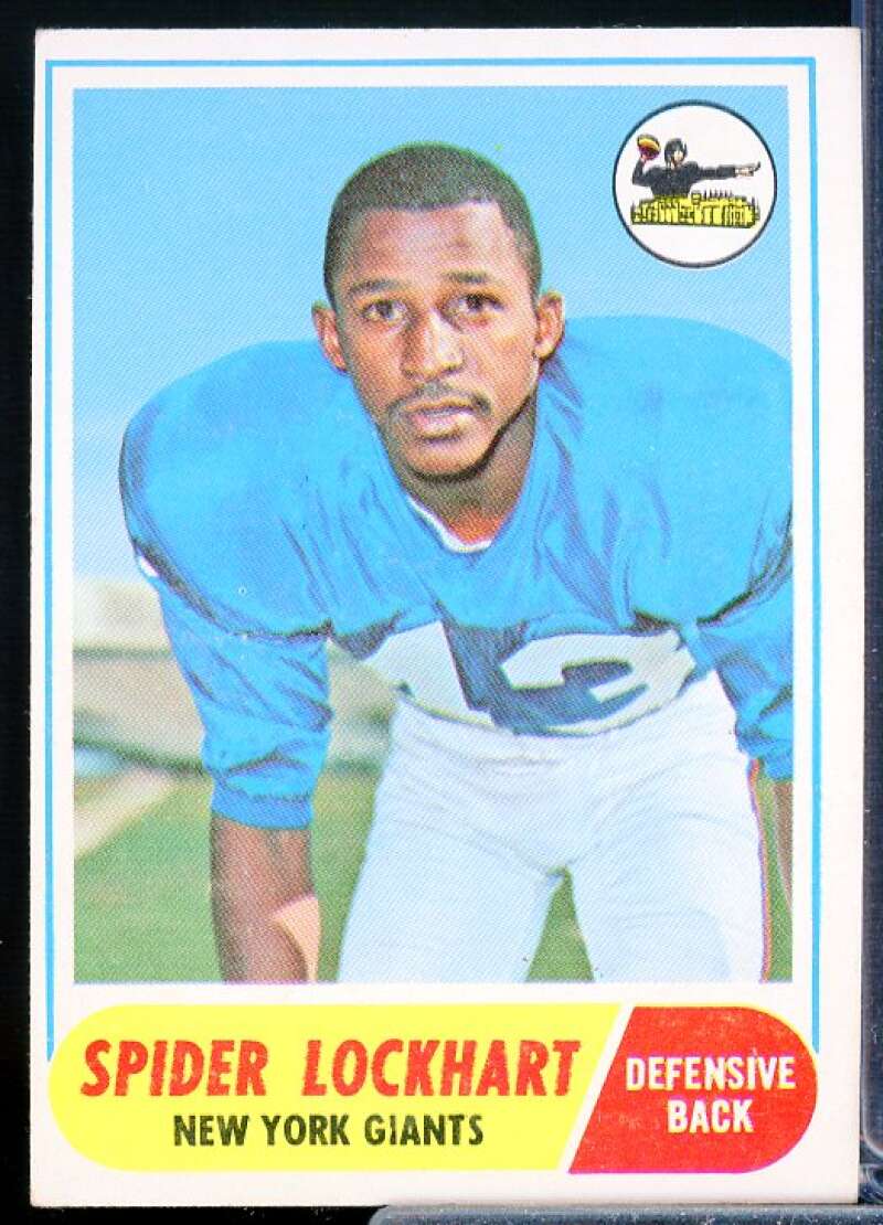 Spider Lockhart Card 1968 Topps #83  Image 1