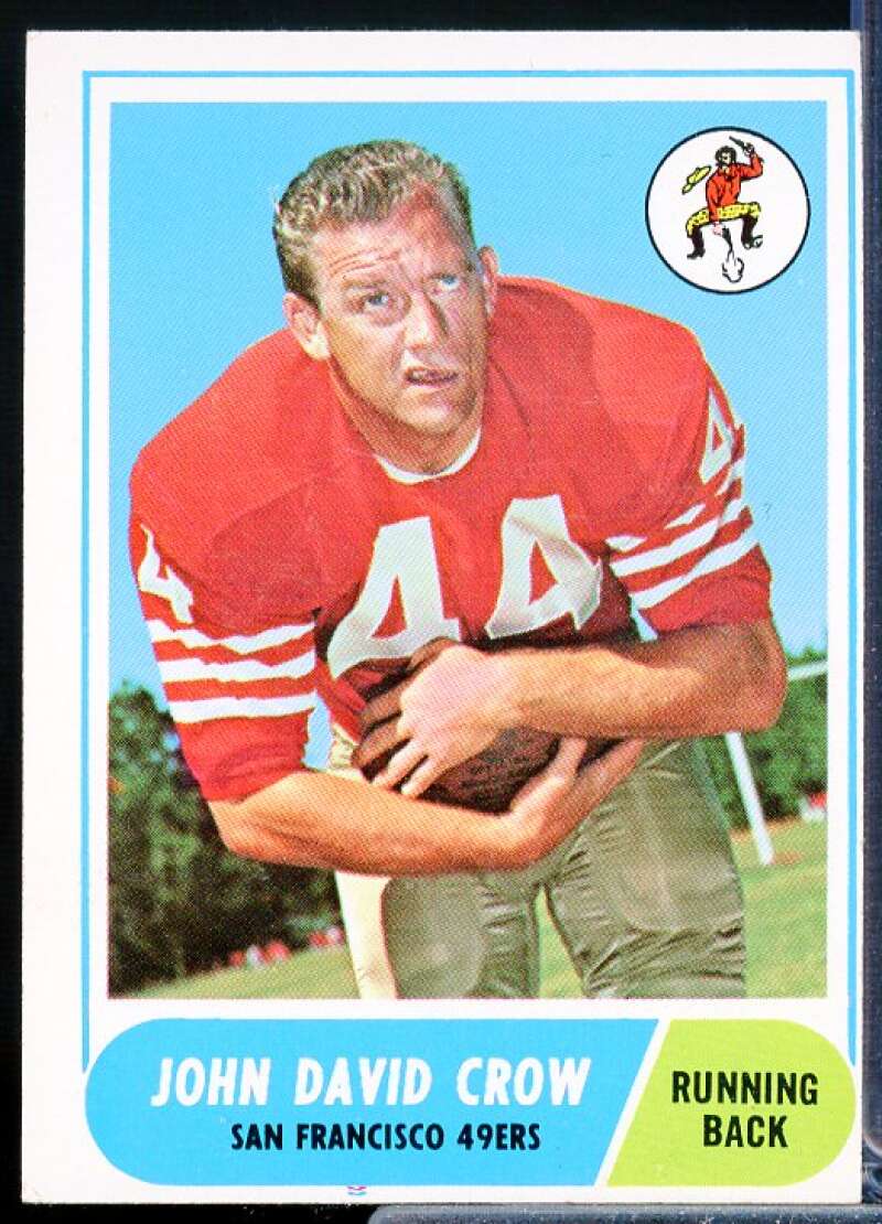 John David Crow Card 1968 Topps #87  Image 1