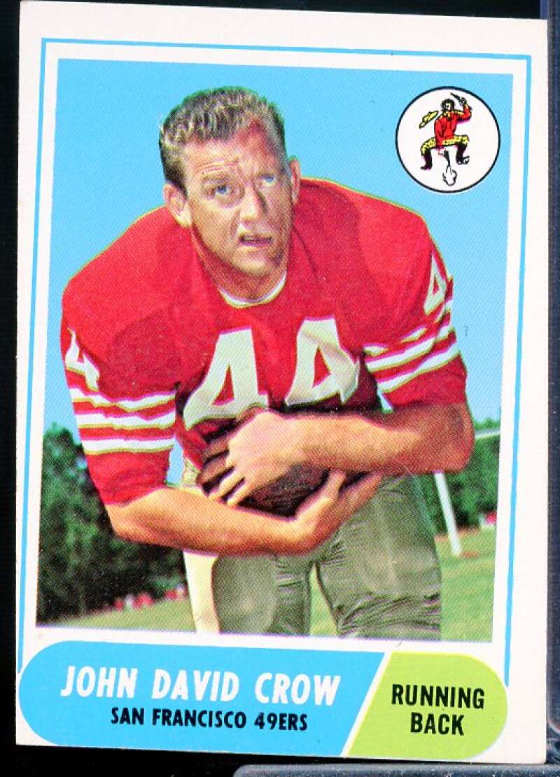 John David Crow Card 1968 Topps #87  Image 1