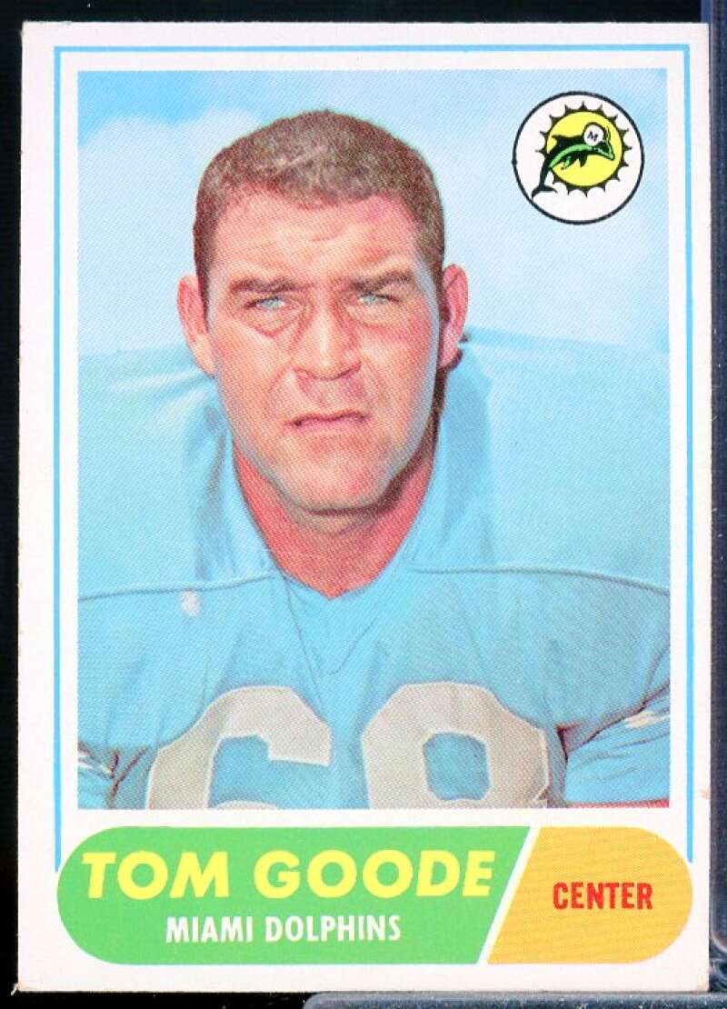 Tom Goode Card 1968 Topps #92  Image 1