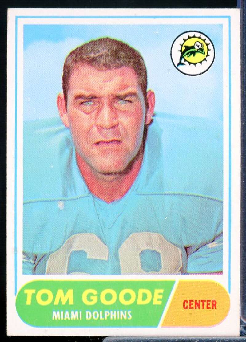 Tom Goode Card 1968 Topps #92  Image 1