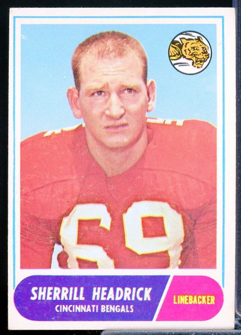 Sherrill Headrick Card 1968 Topps #96  Image 1