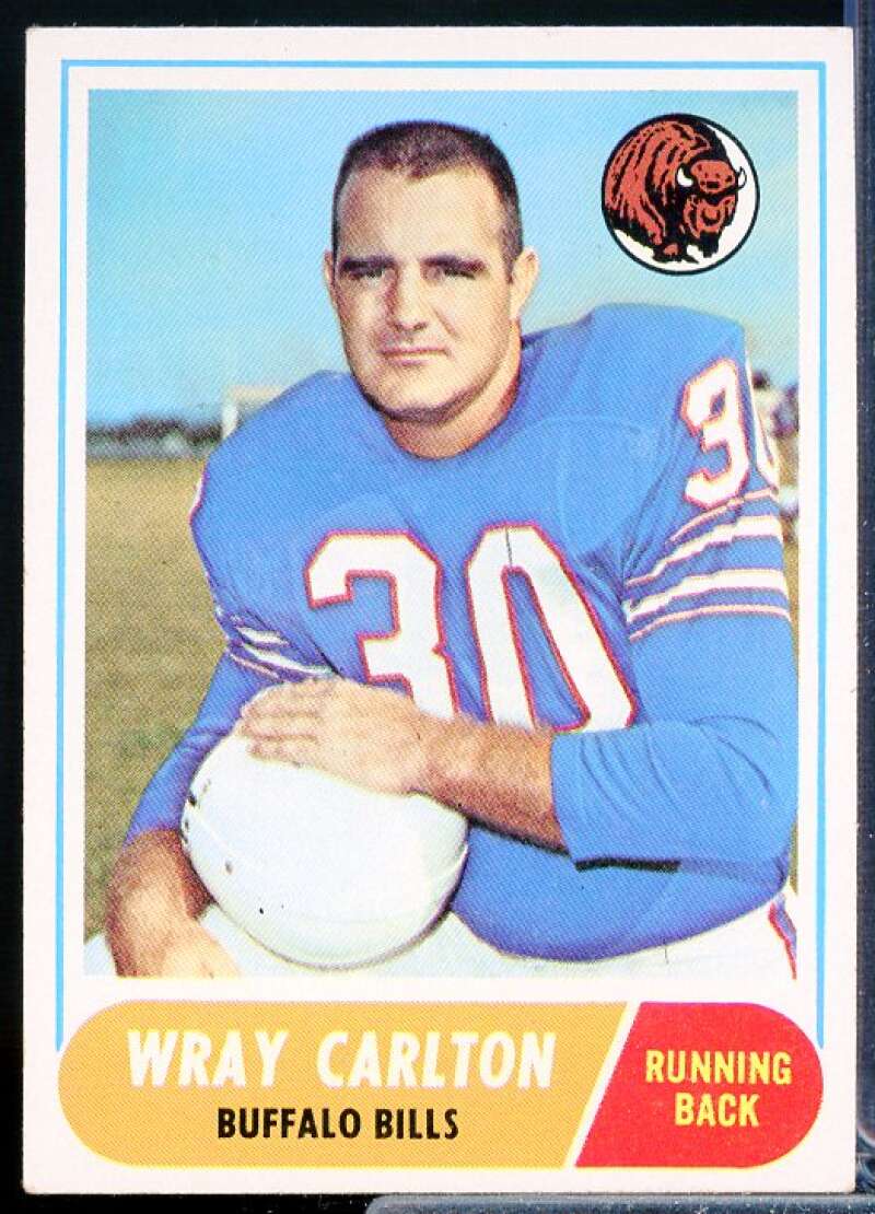 Wray Carlton Card 1968 Topps #97  Image 1