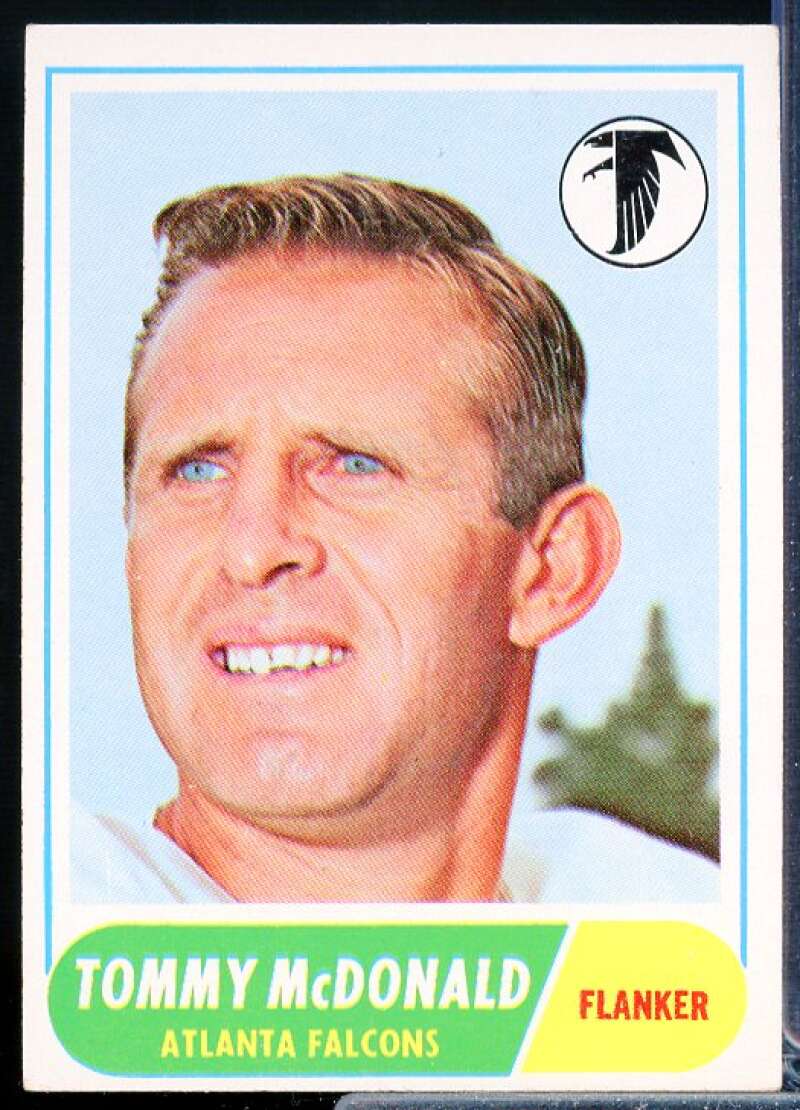 Tommy McDonald Card 1968 Topps #99  Image 1