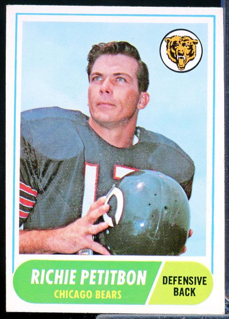 Richie Petitbon Card 1968 Topps #101  Image 1