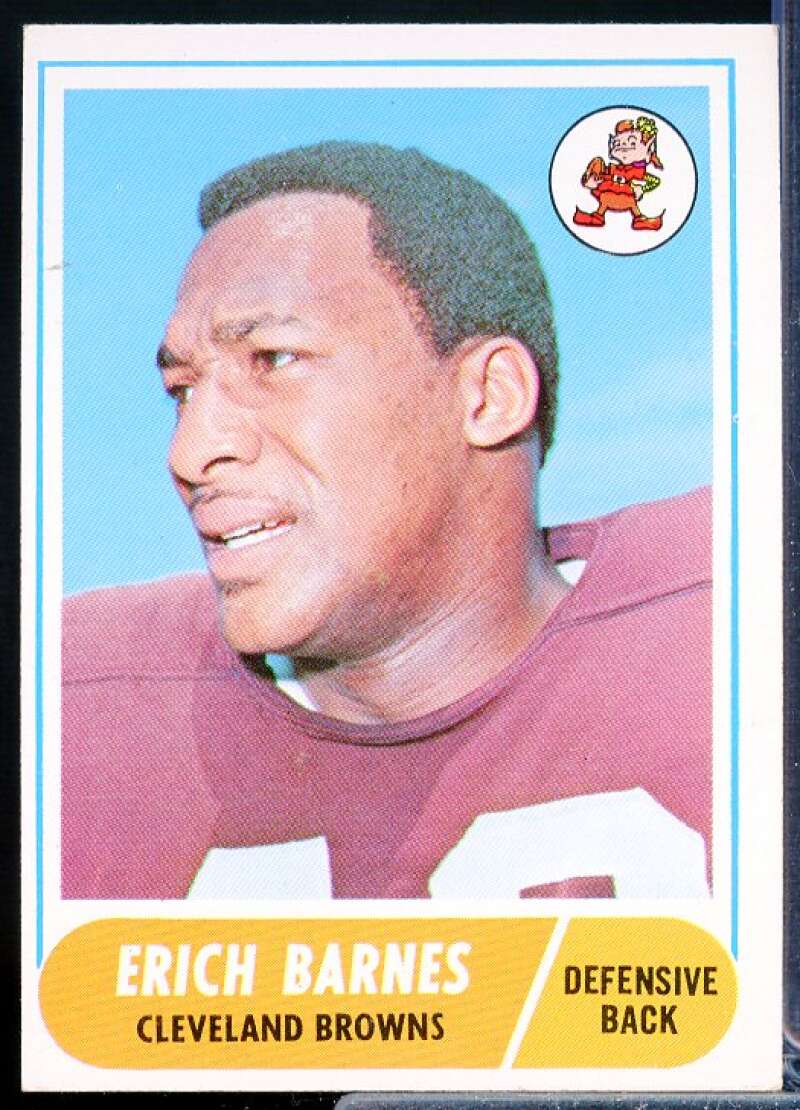 Erich Barnes Card 1968 Topps #102  Image 1