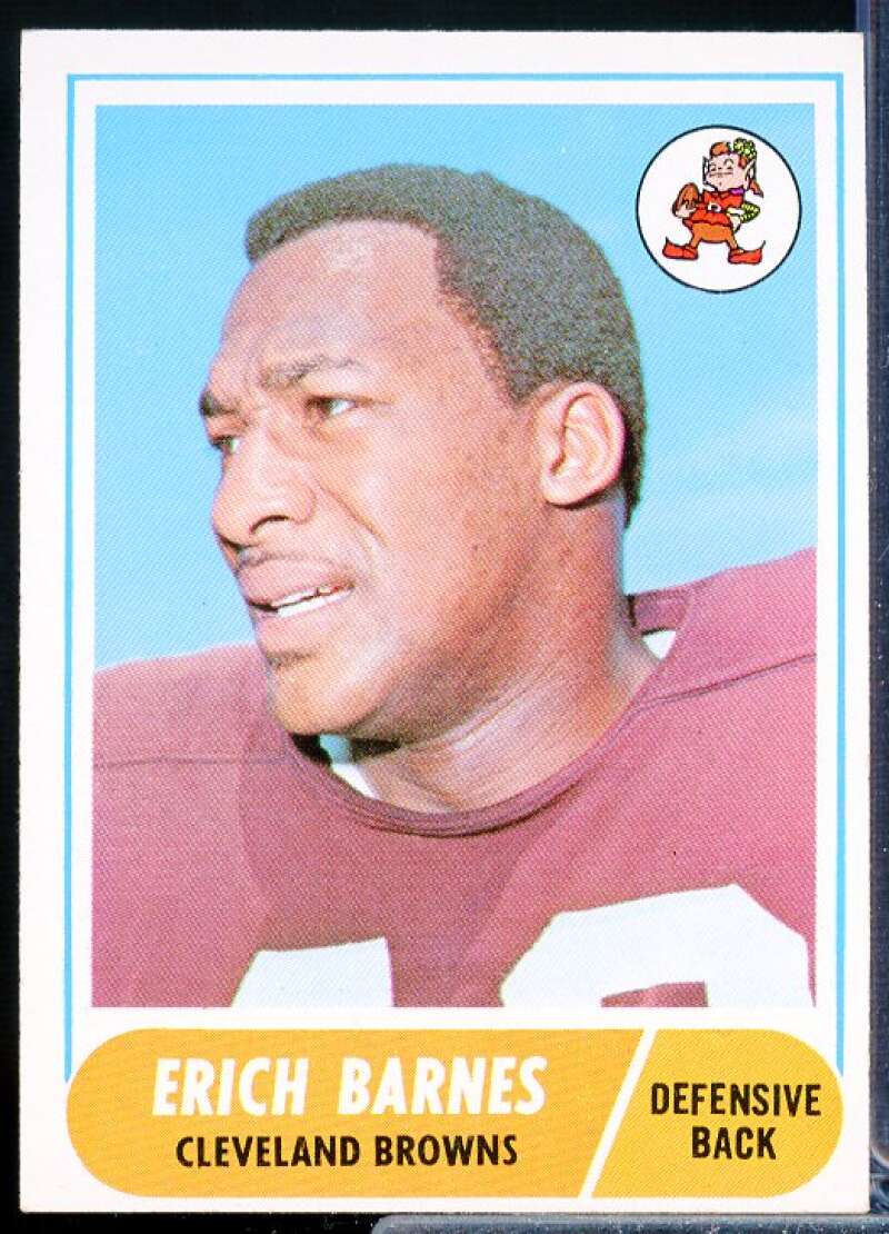 Erich Barnes Card 1968 Topps #102  Image 1