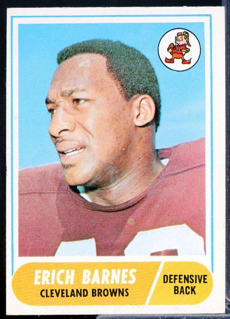Erich Barnes Card 1968 Topps #102  Image 1