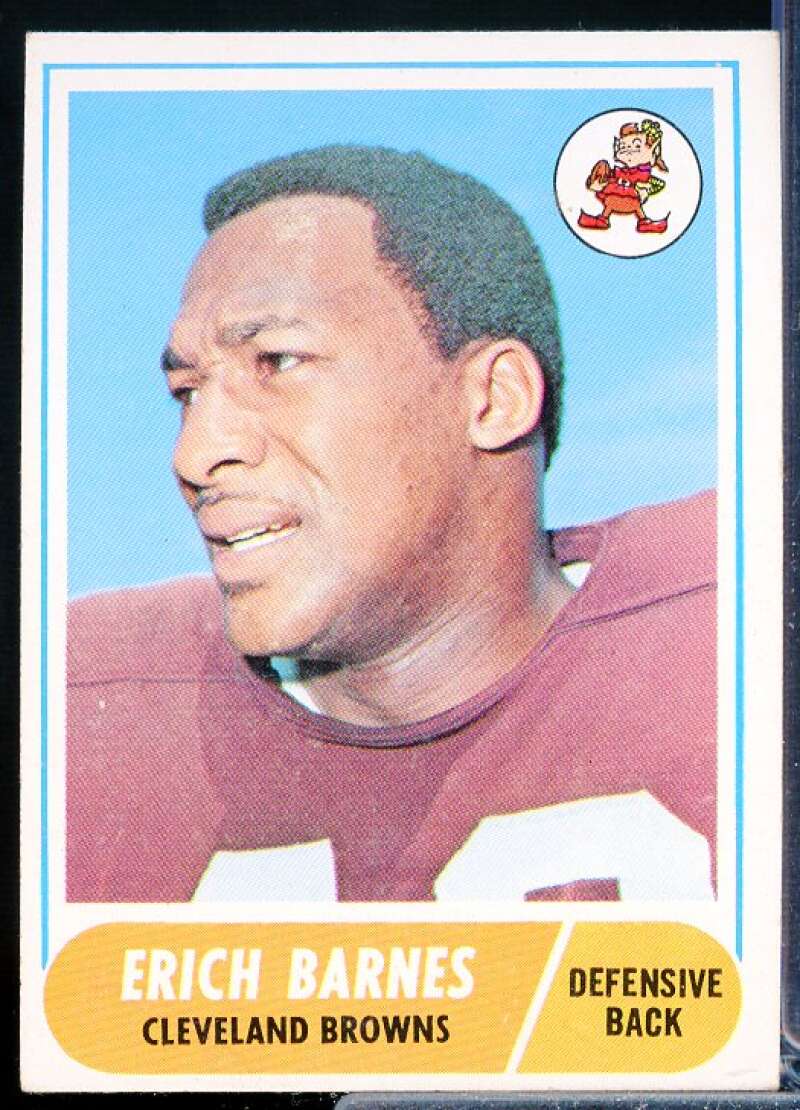 Erich Barnes Card 1968 Topps #102  Image 1