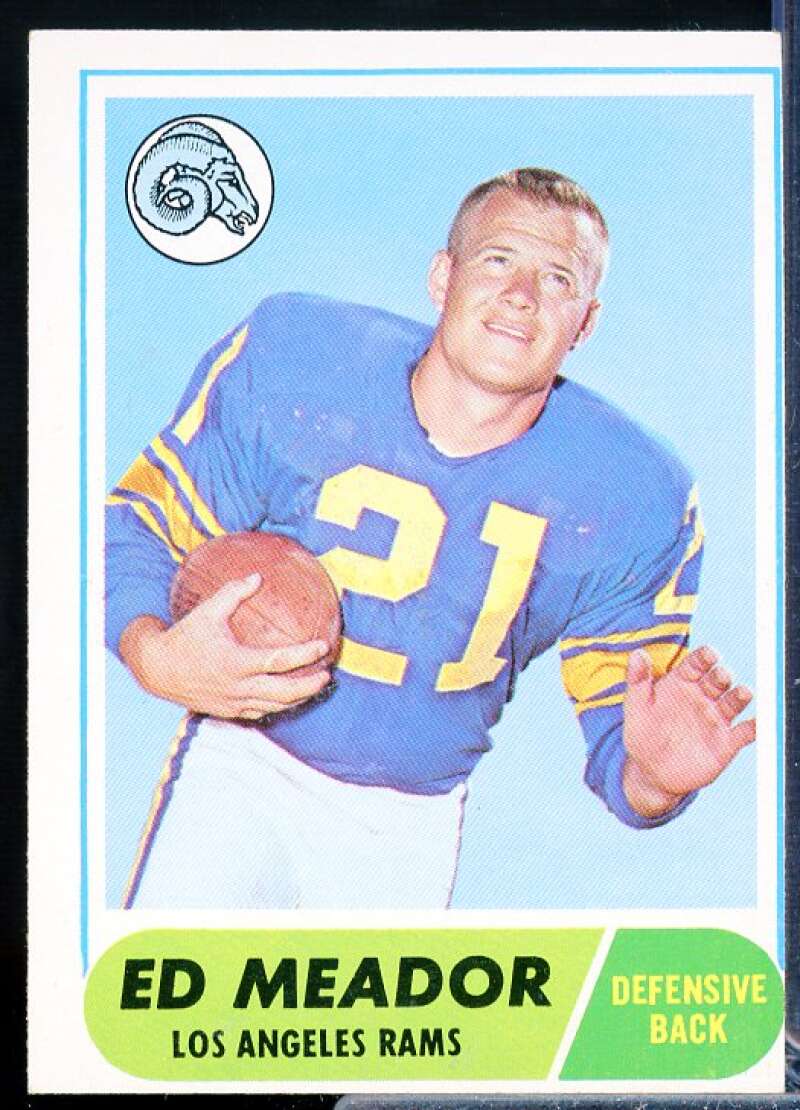 Ed Meador Card 1968 Topps #106  Image 1