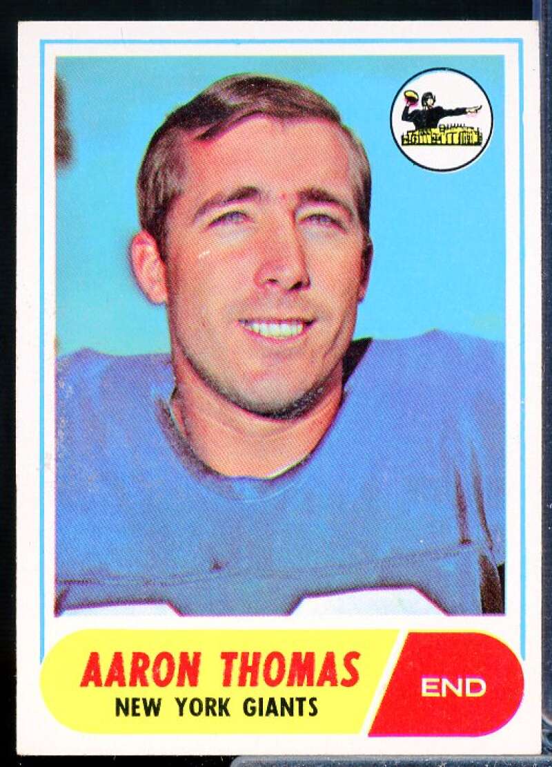 Aaron Thomas Card 1968 Topps #109  Image 1