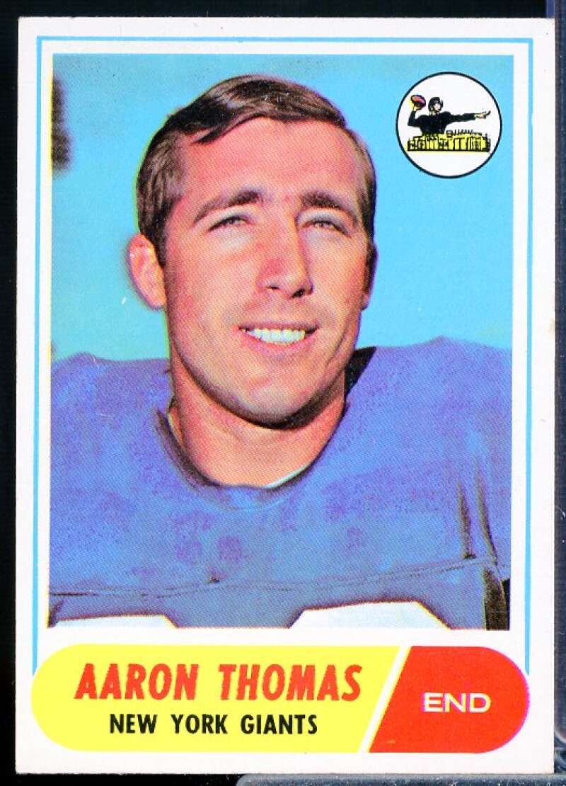 Aaron Thomas Card 1968 Topps #109  Image 1