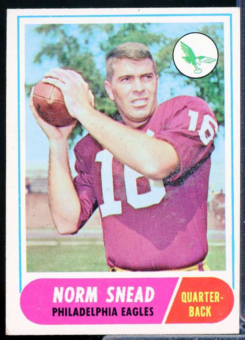 Norm Snead Card 1968 Topps #110  Image 1