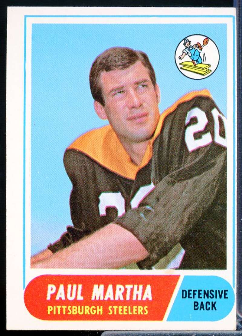 Paul Martha Rookie Card 1968 Topps #111  Image 1