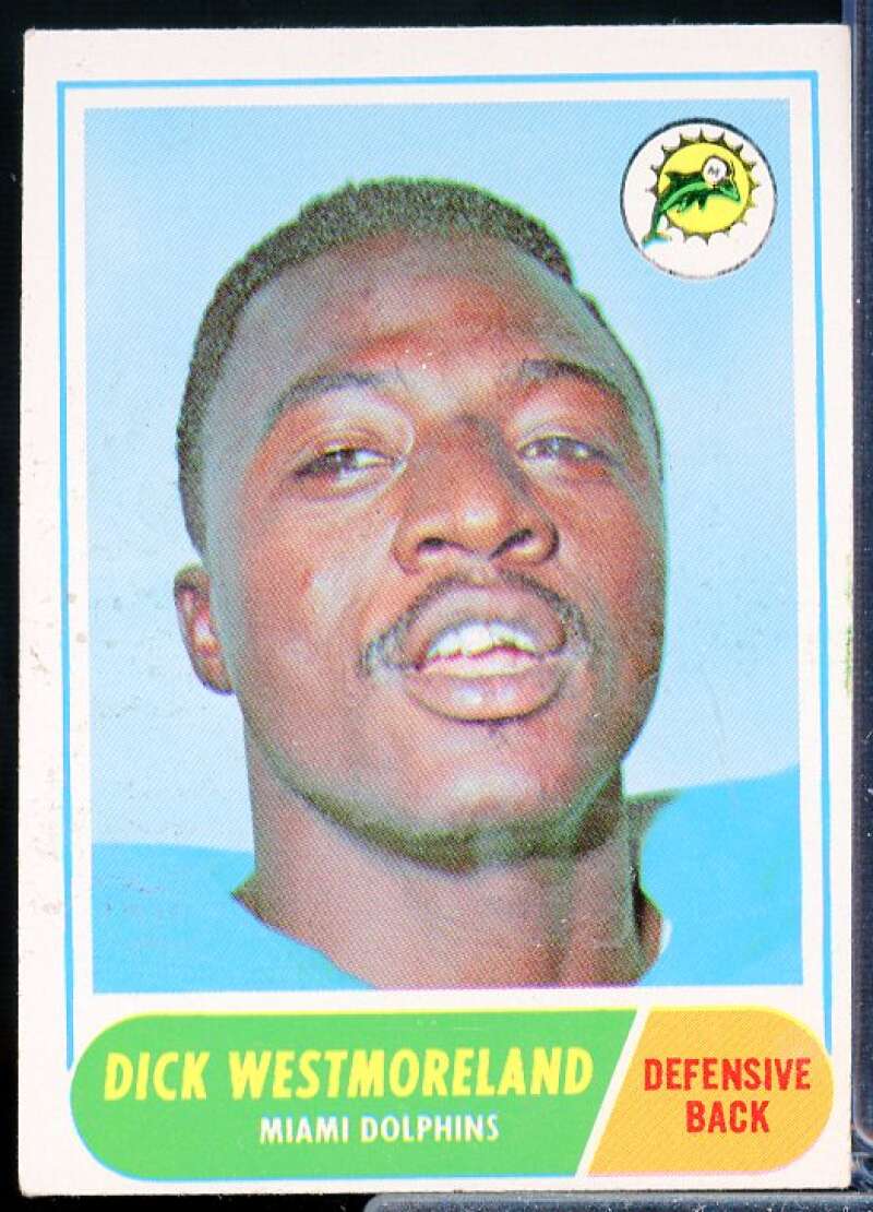 Dick Westmoreland Card 1968 Topps #118  Image 1