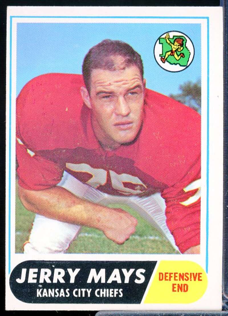Jerry Mays Card 1968 Topps #119  Image 1