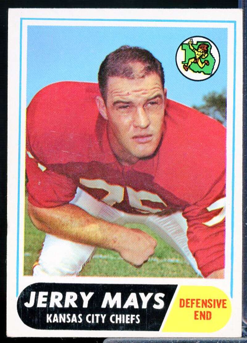 Jerry Mays Card 1968 Topps #119  Image 1