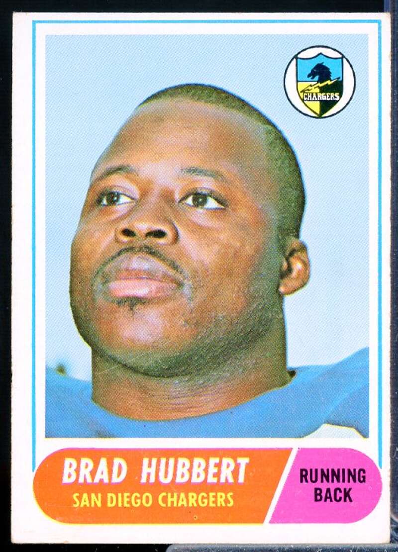 Brad Hubbert Rookie Card 1968 Topps #141  Image 1