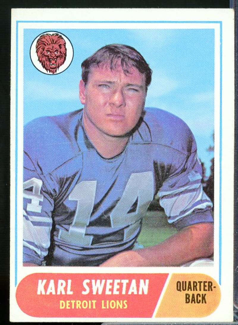 Karl Sweetan Card 1968 Topps #217  Image 1