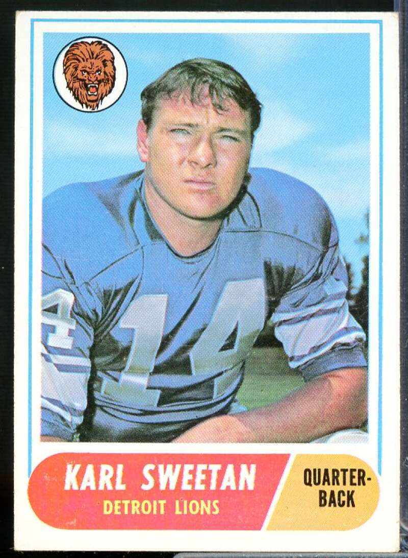 Karl Sweetan Card 1968 Topps #217  Image 1