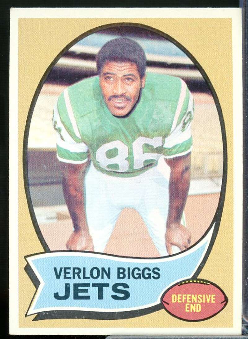 Verlon Biggs Card 1970 Topps #3  Image 1