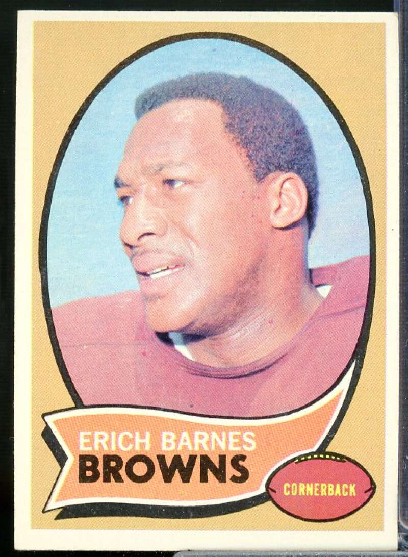 Erich Barnes Card 1970 Topps #8  Image 1