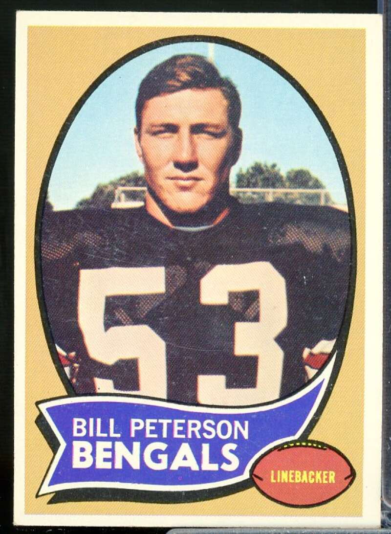 Bill Peterson Rookie Card 1970 Topps #16  Image 1