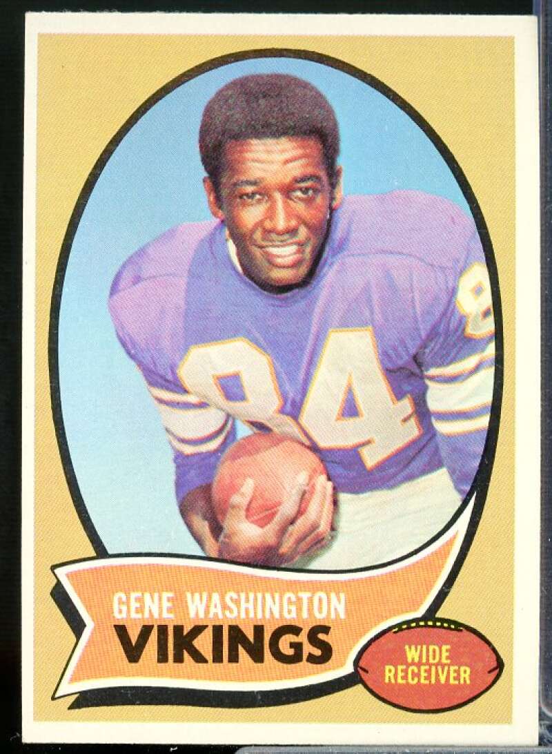 Gene Washington Vik Rookie Card 1970 Topps #29  Image 1