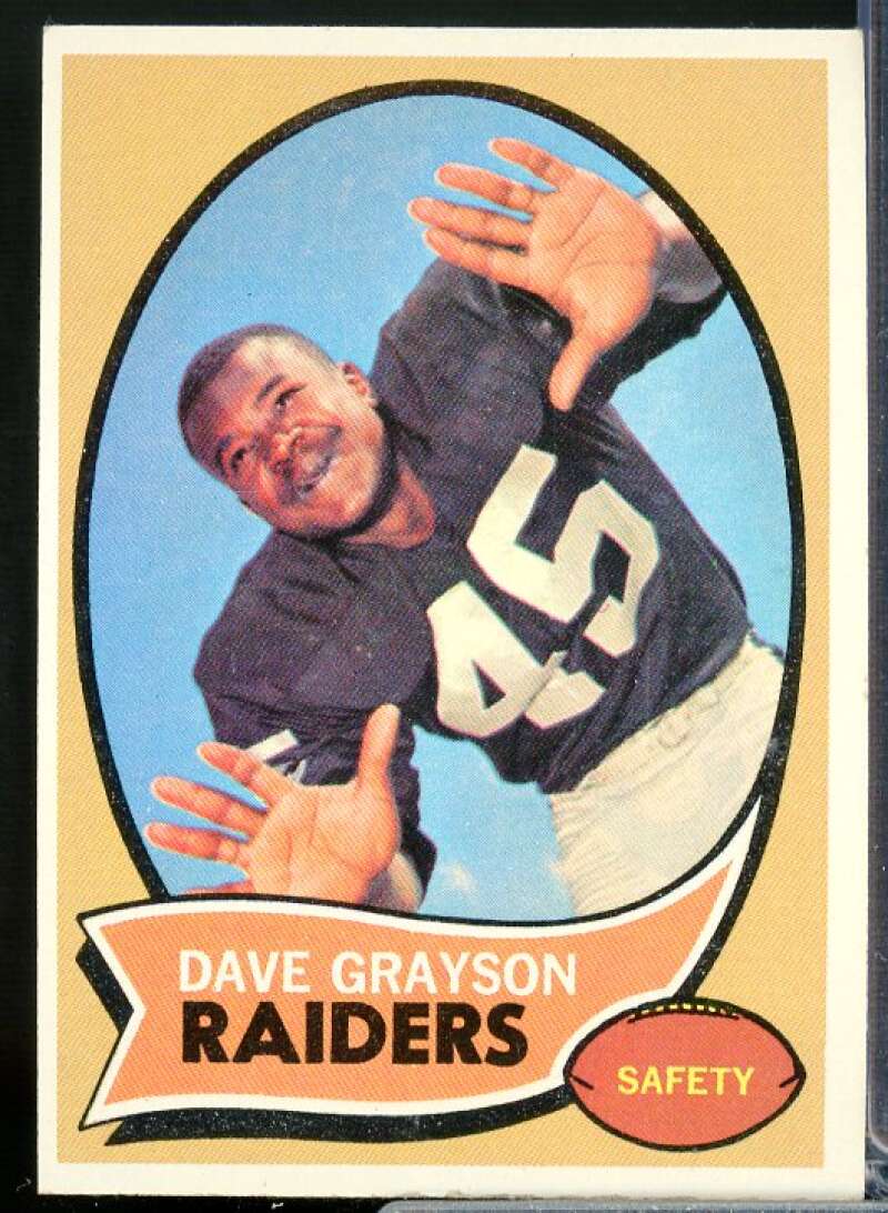 Dave Grayson Card 1970 Topps #31  Image 1