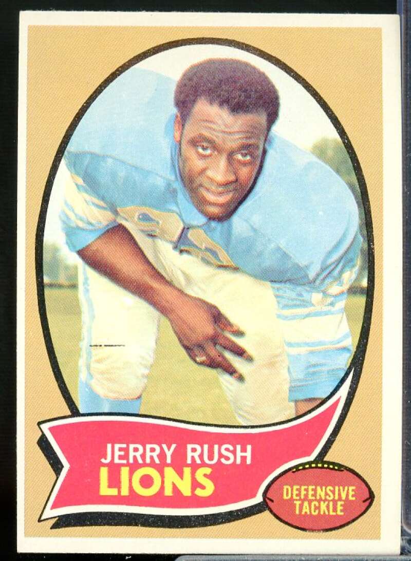 Jerry Rush RC Card 1970 Topps #32  Image 1