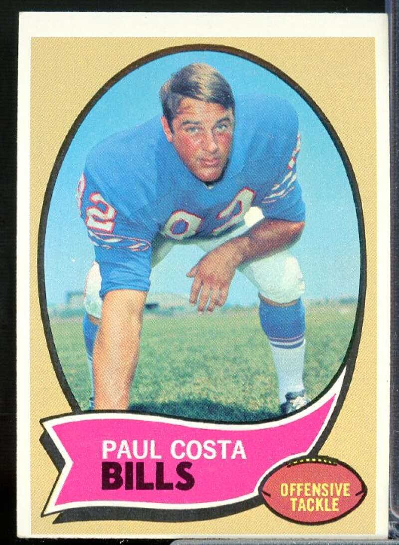 Paul Costa Card 1970 Topps #36  Image 1