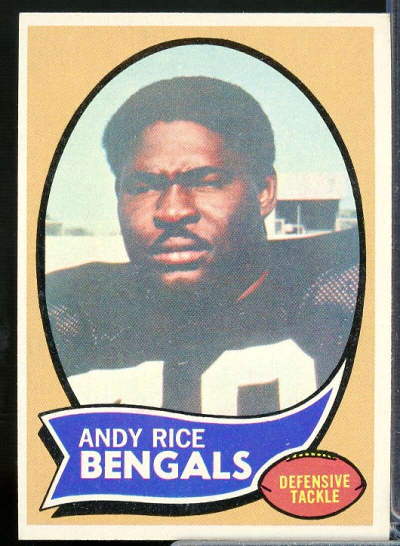 Andy Rice Rookie Card 1970 Topps #42  Image 1