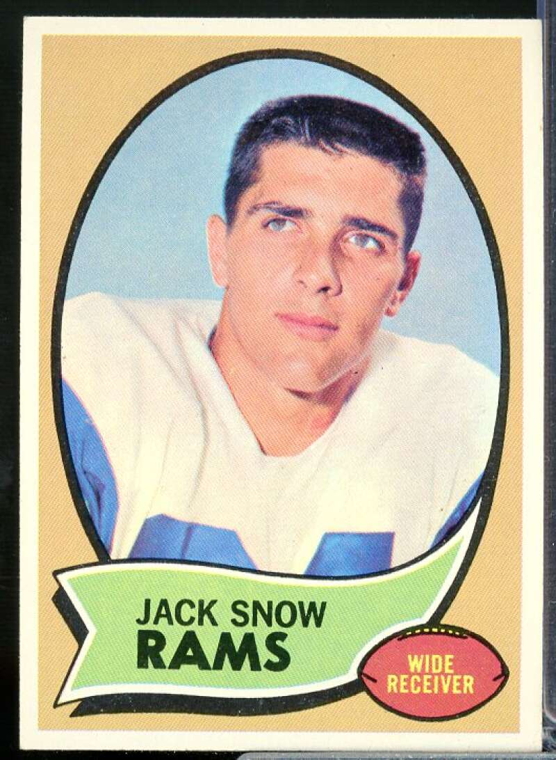 Jack Snow Card 1970 Topps #44  Image 1