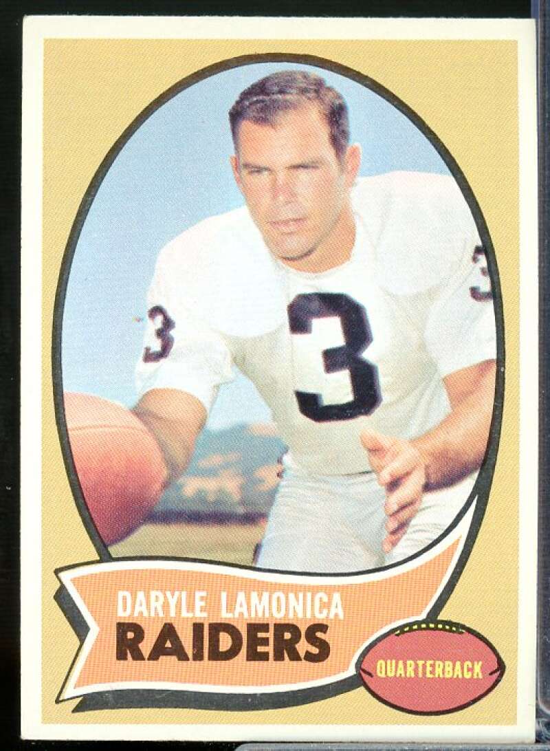 Daryle Lamonica Card 1970 Topps #50  Image 1