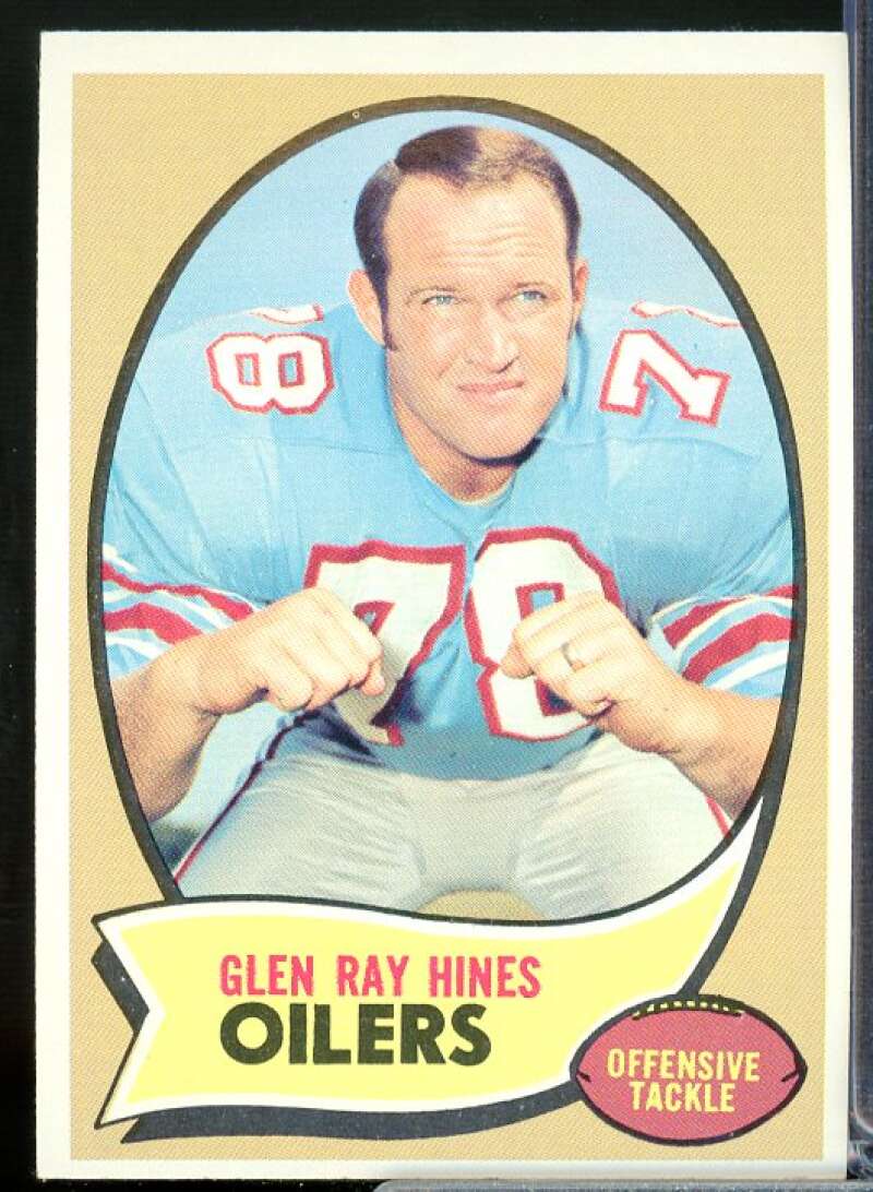 Glen Ray Hines Rookie Card 1970 Topps #61  Image 1