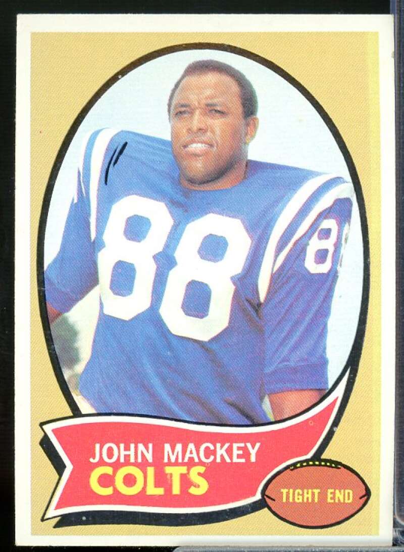 John Mackey Card 1970 Topps #62  Image 1