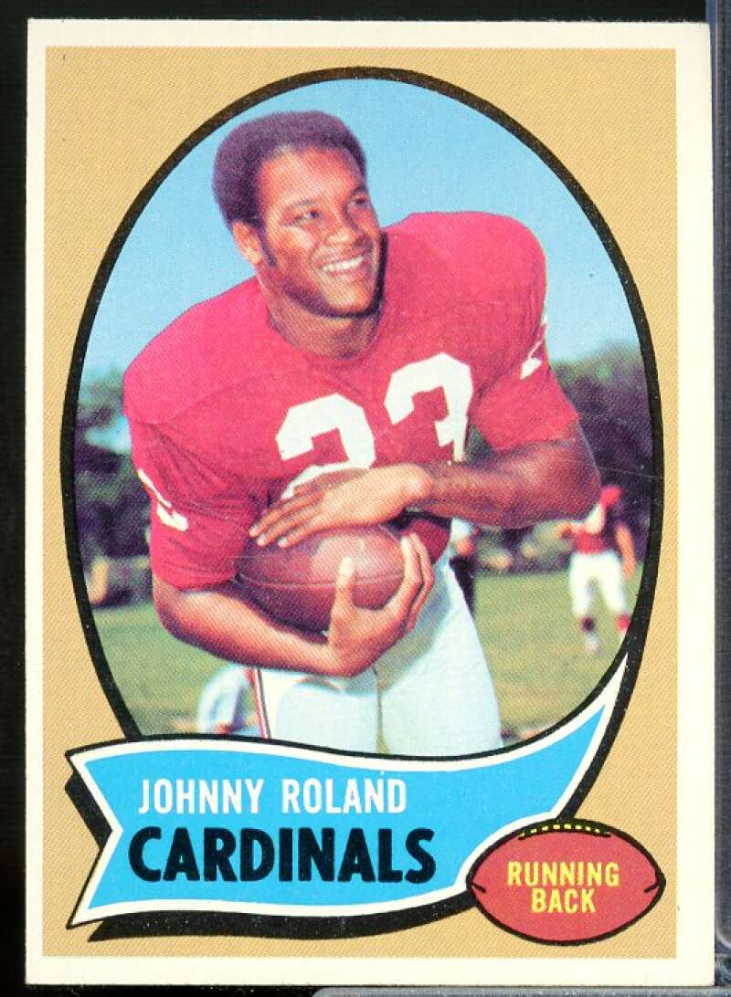 Johnny Roland Card 1970 Topps #76  Image 1