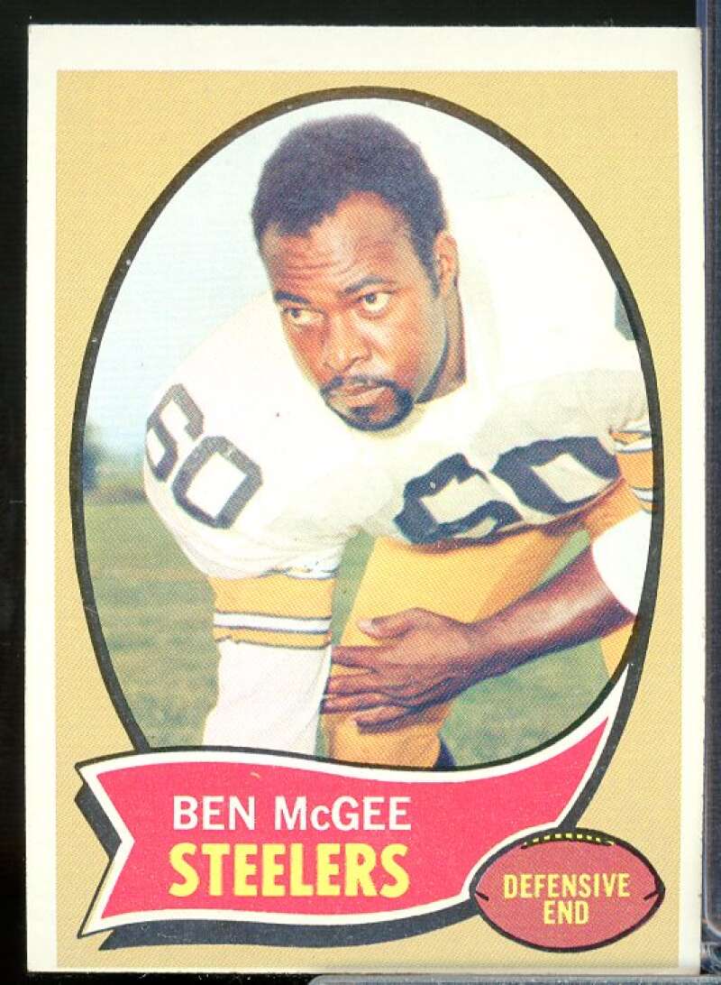 Ben McGee Card 1970 Topps #78  Image 1