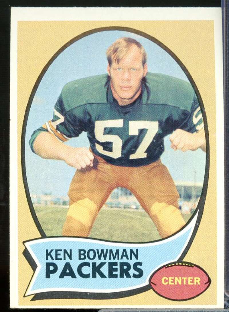 Ken Bowman Rookie Card 1970 Topps #79  Image 1