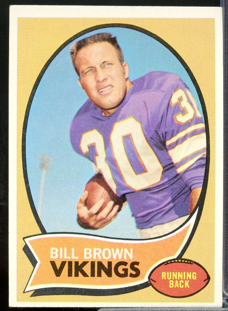 Bill Brown Card 1970 Topps #83  Image 1