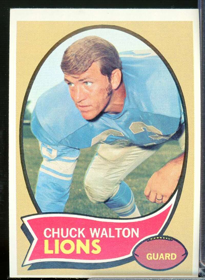 Chuck Walton Rookie Card 1970 Topps #121  Image 1