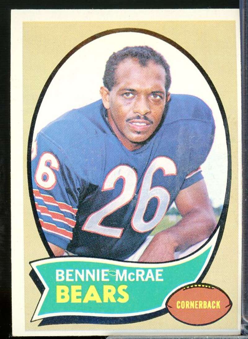 Bennie McRae Card 1970 Topps #134  Image 1