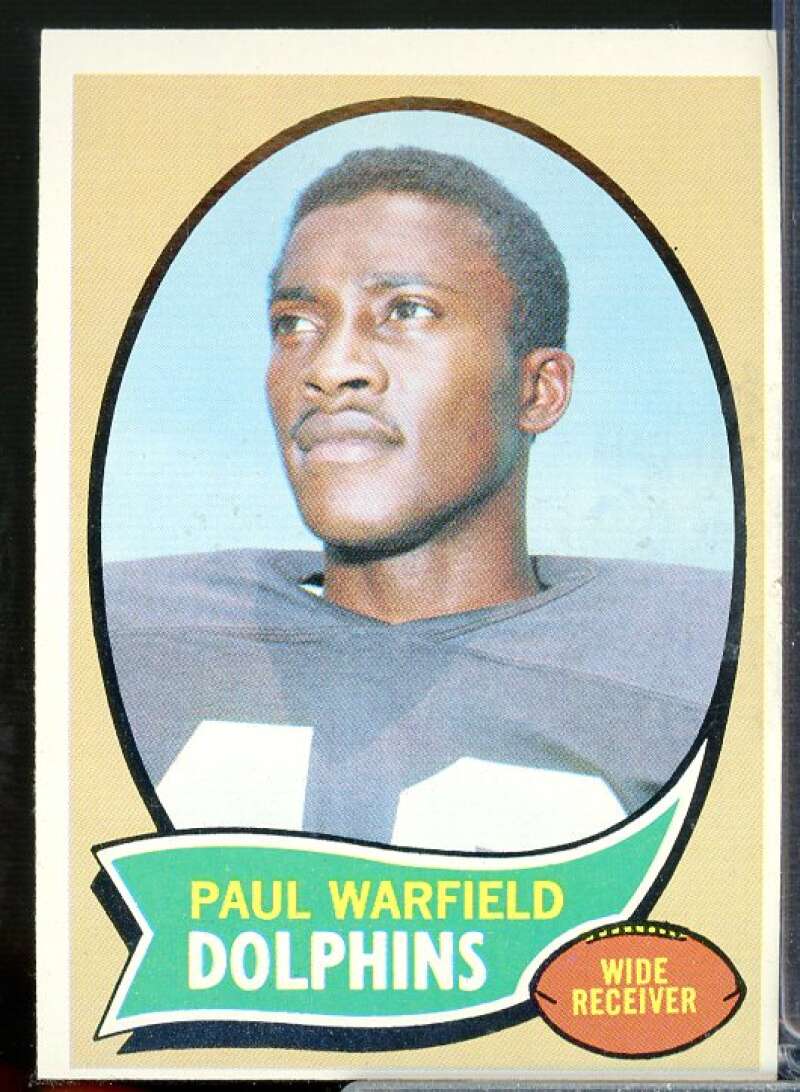 Paul Warfield Card 1970 Topps #135  Image 1