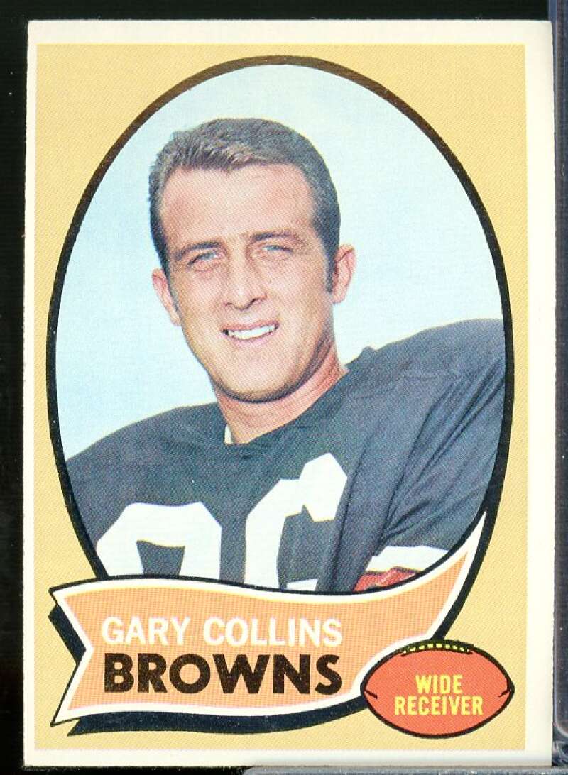 Gary Collins Card 1970 Topps #169  Image 1