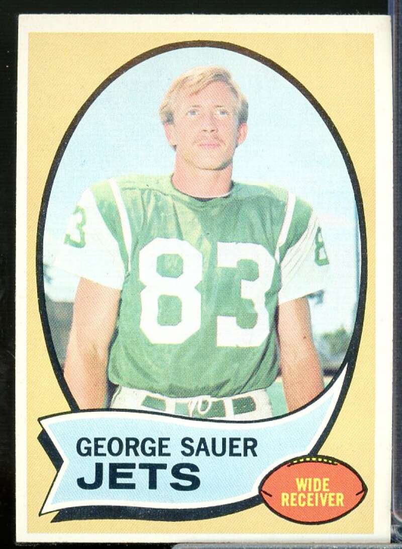 George Sauer Jr. Card 1970 Topps #176  Image 1